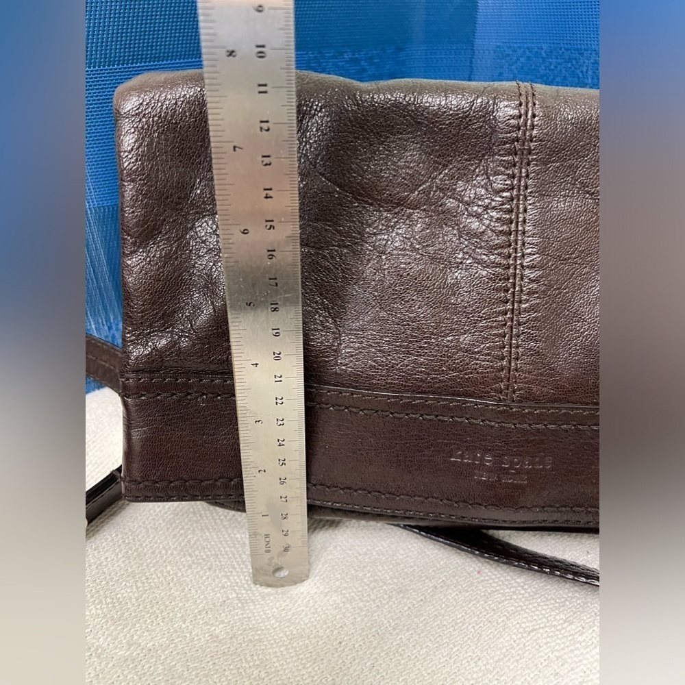 Kate Spade Foldover Crossbody Bag, Brown - Picture 10 of 15